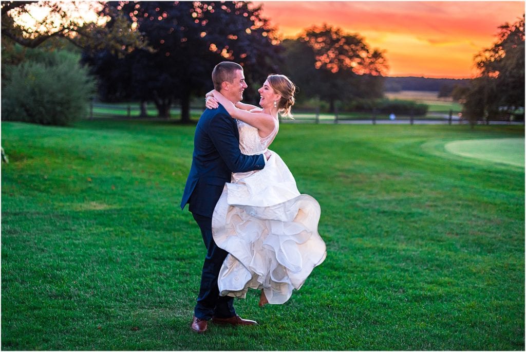 autumn wedding at the portsmouth country club