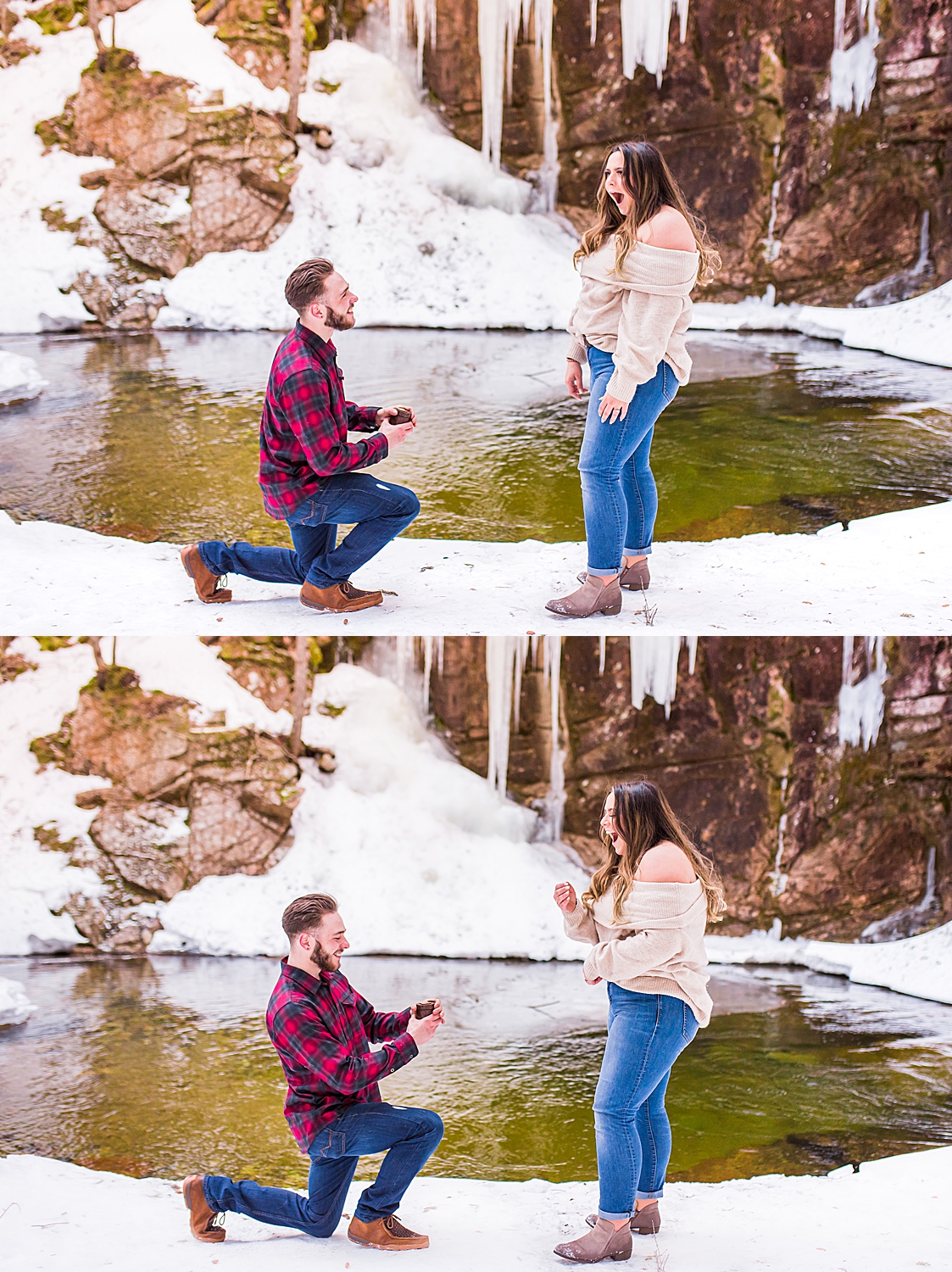 proposal at sabbaday falls