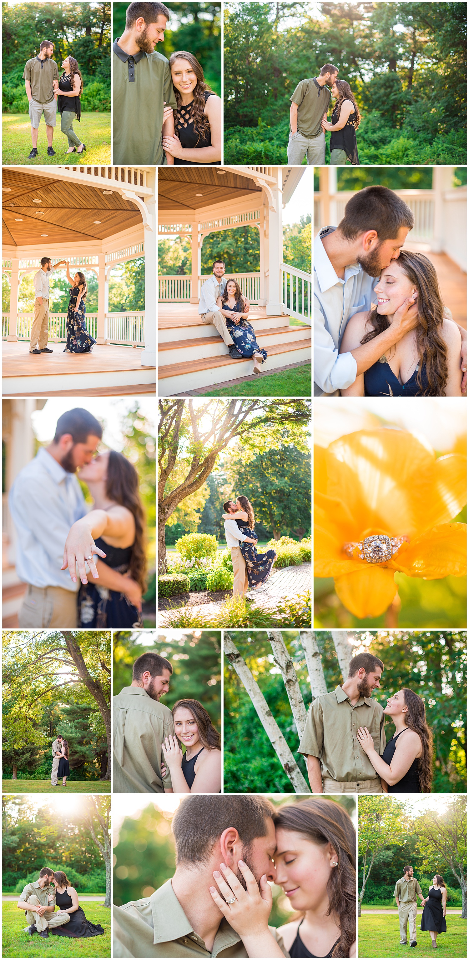 engagement photos in the park