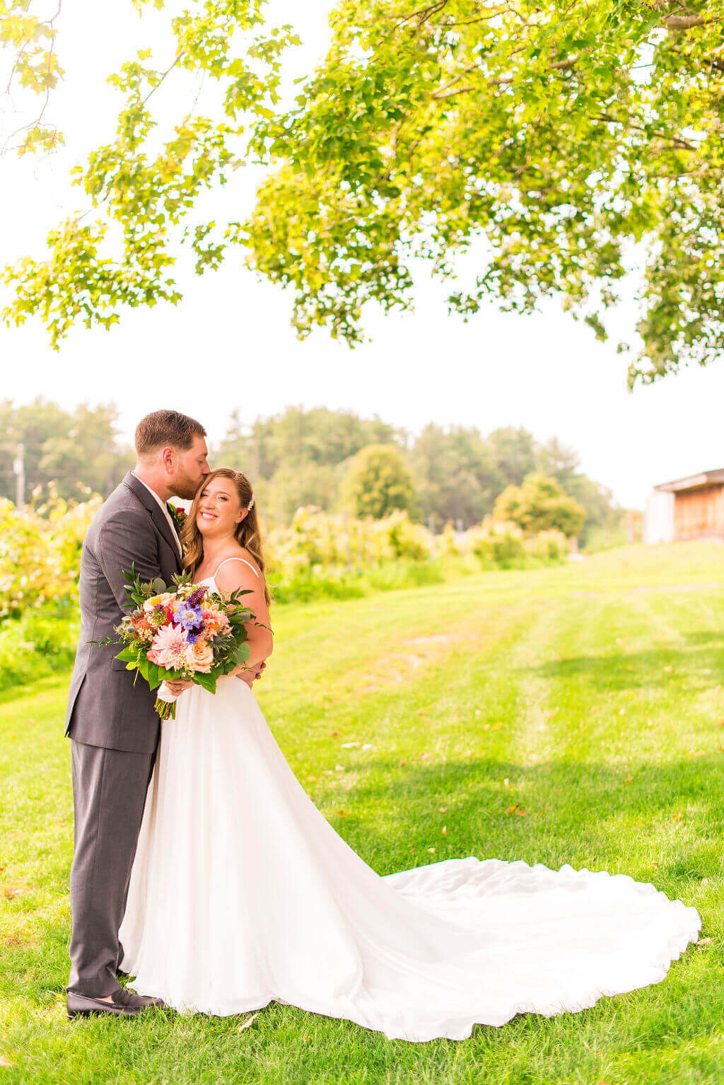 Rachel and Alec Wedding at Flag Hill Distillery and Winery