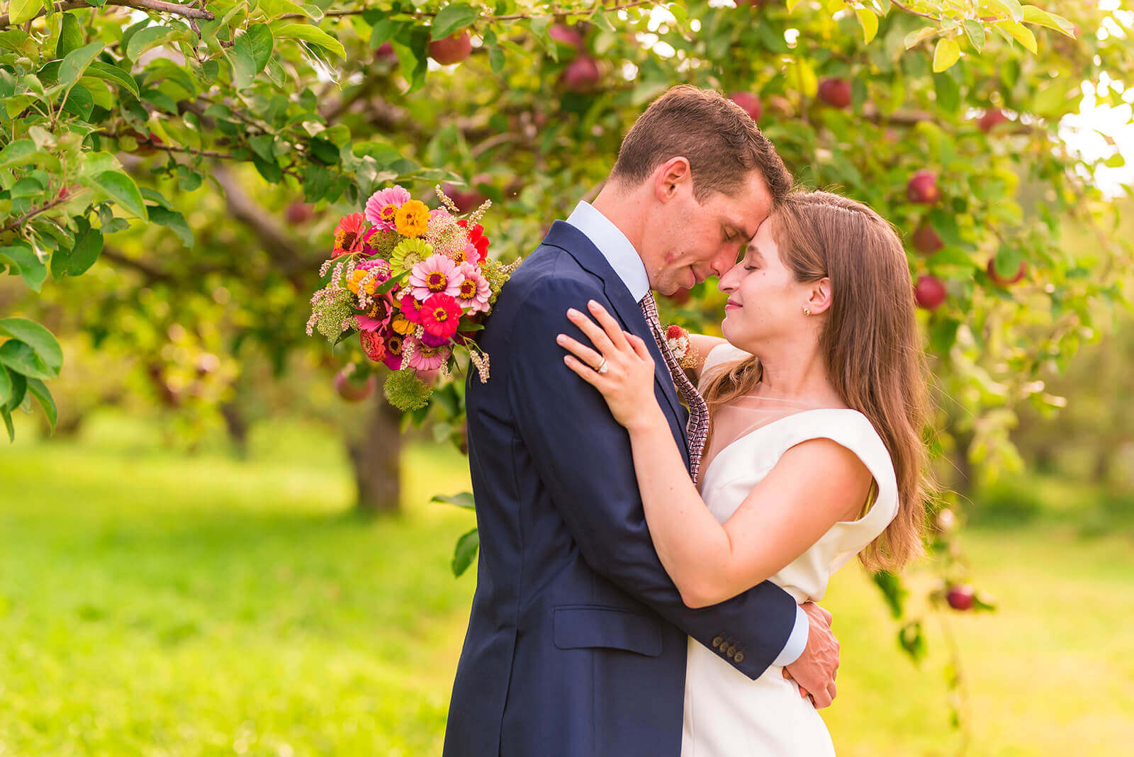 Sarah and Matt's Wedding on Family Property Apple Orchard