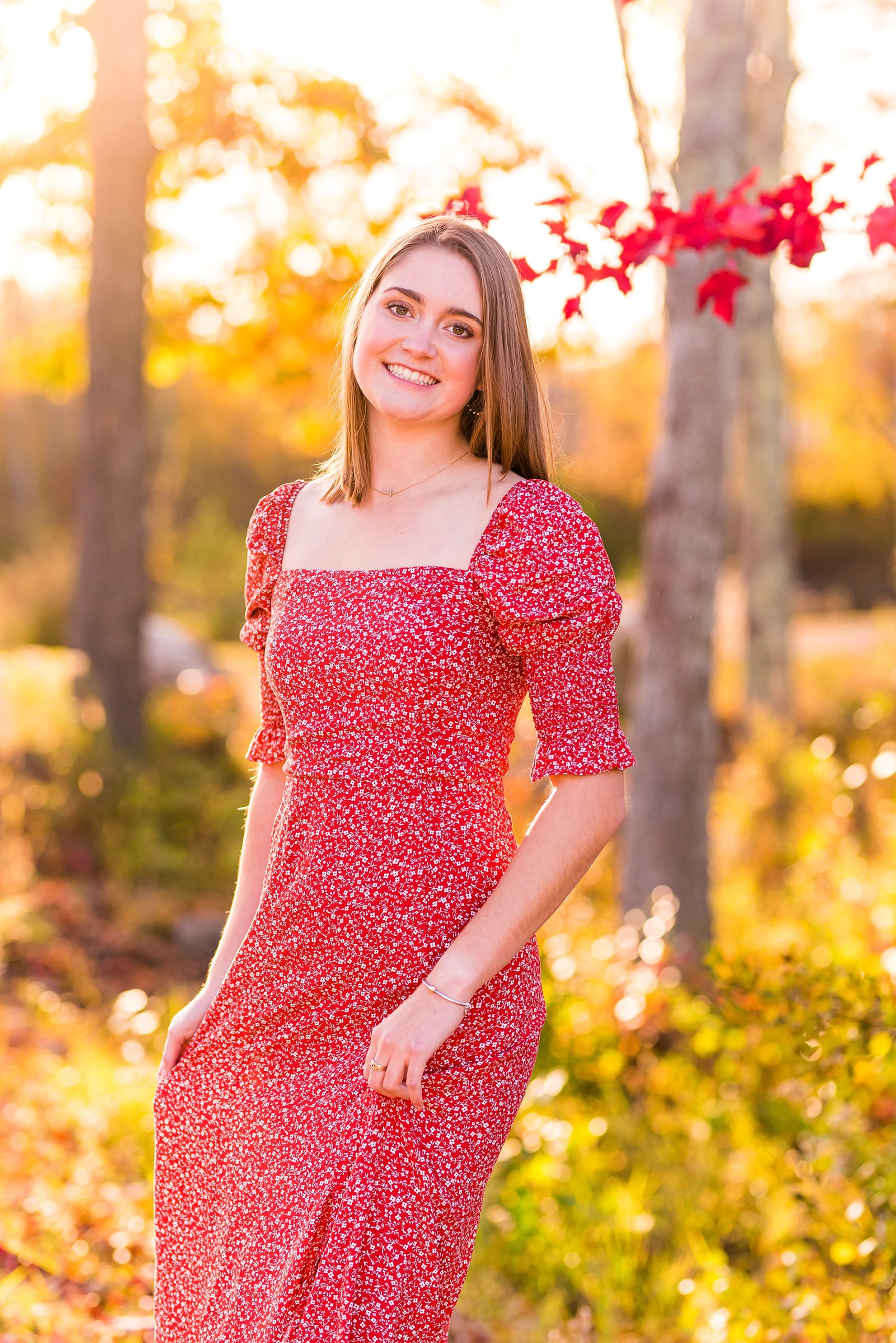 senior session at Bedford Village Commons - one of the top four Favorite locations for senior sessions in New Hampshire