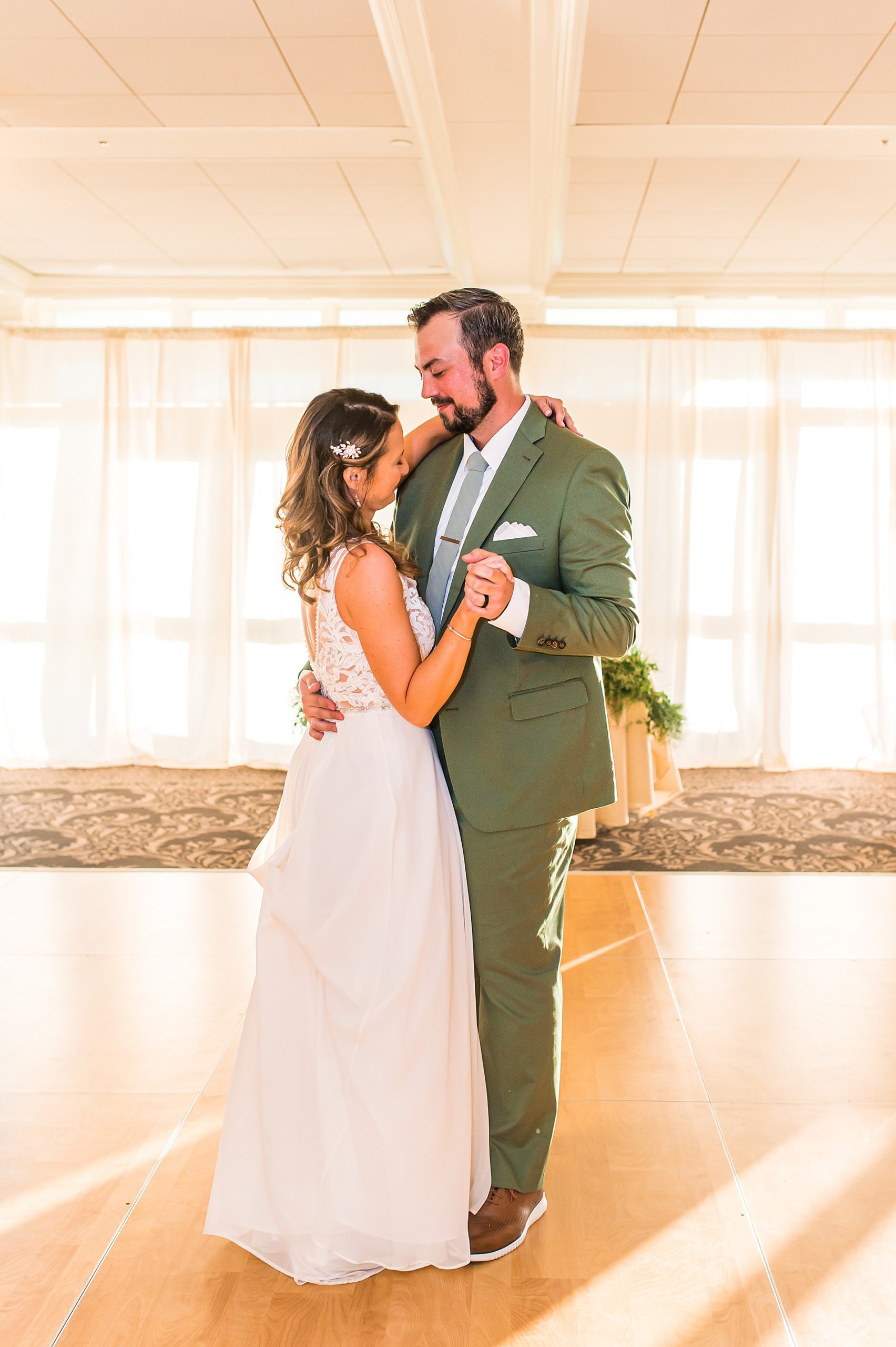 couple shares first dance as husband and wife