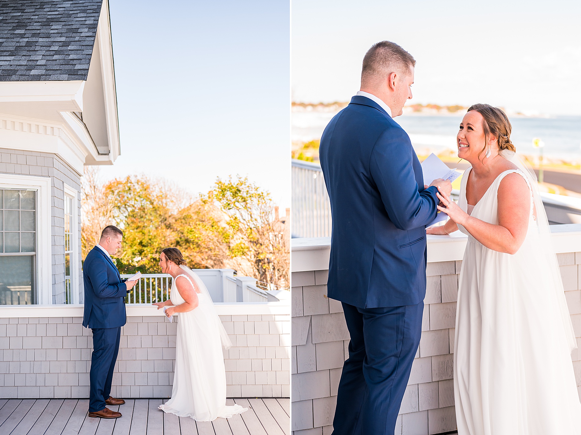 couple exchanging private vows