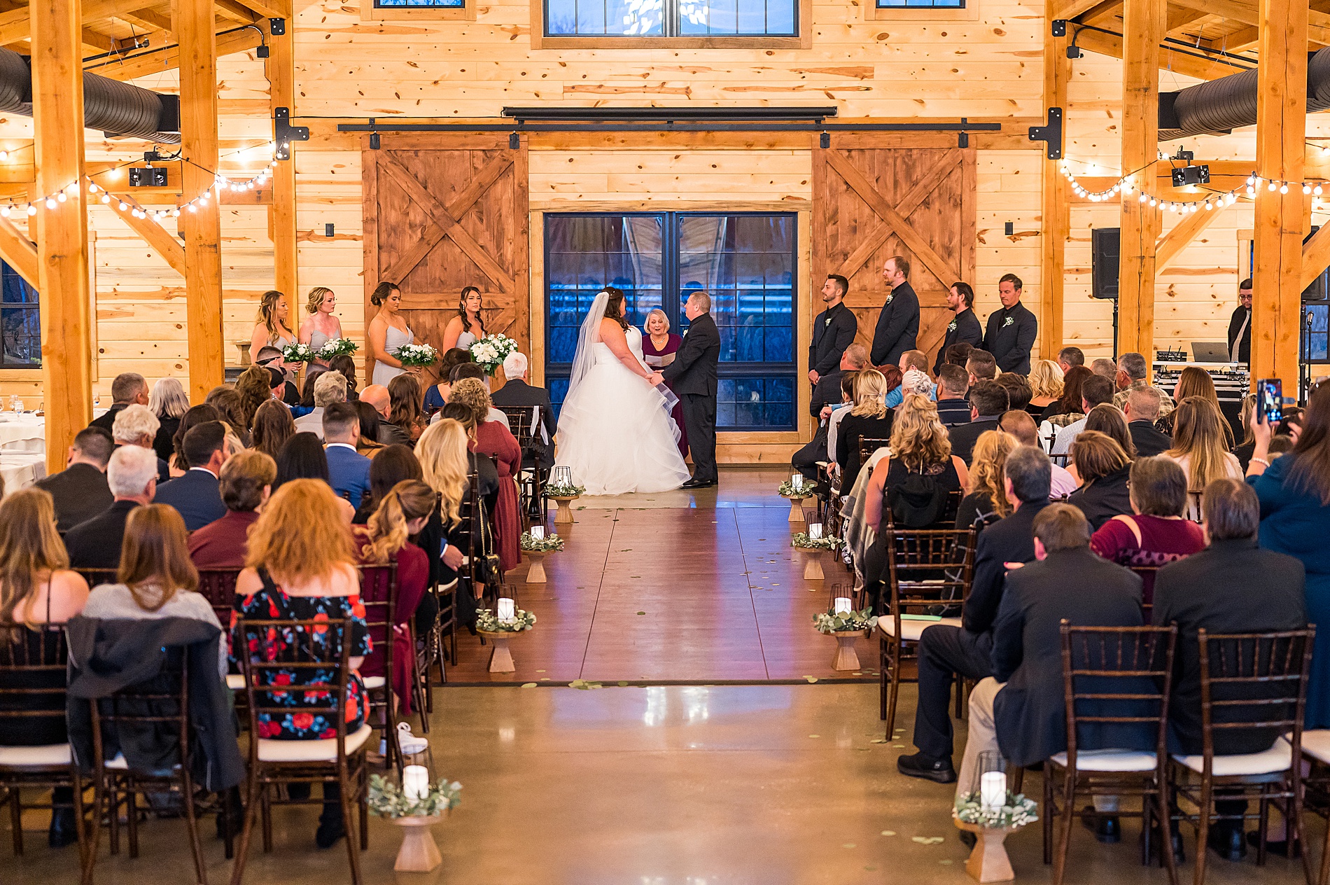 Concord New Hampshire Wedding ceremony at The Barn on Bull Meadow