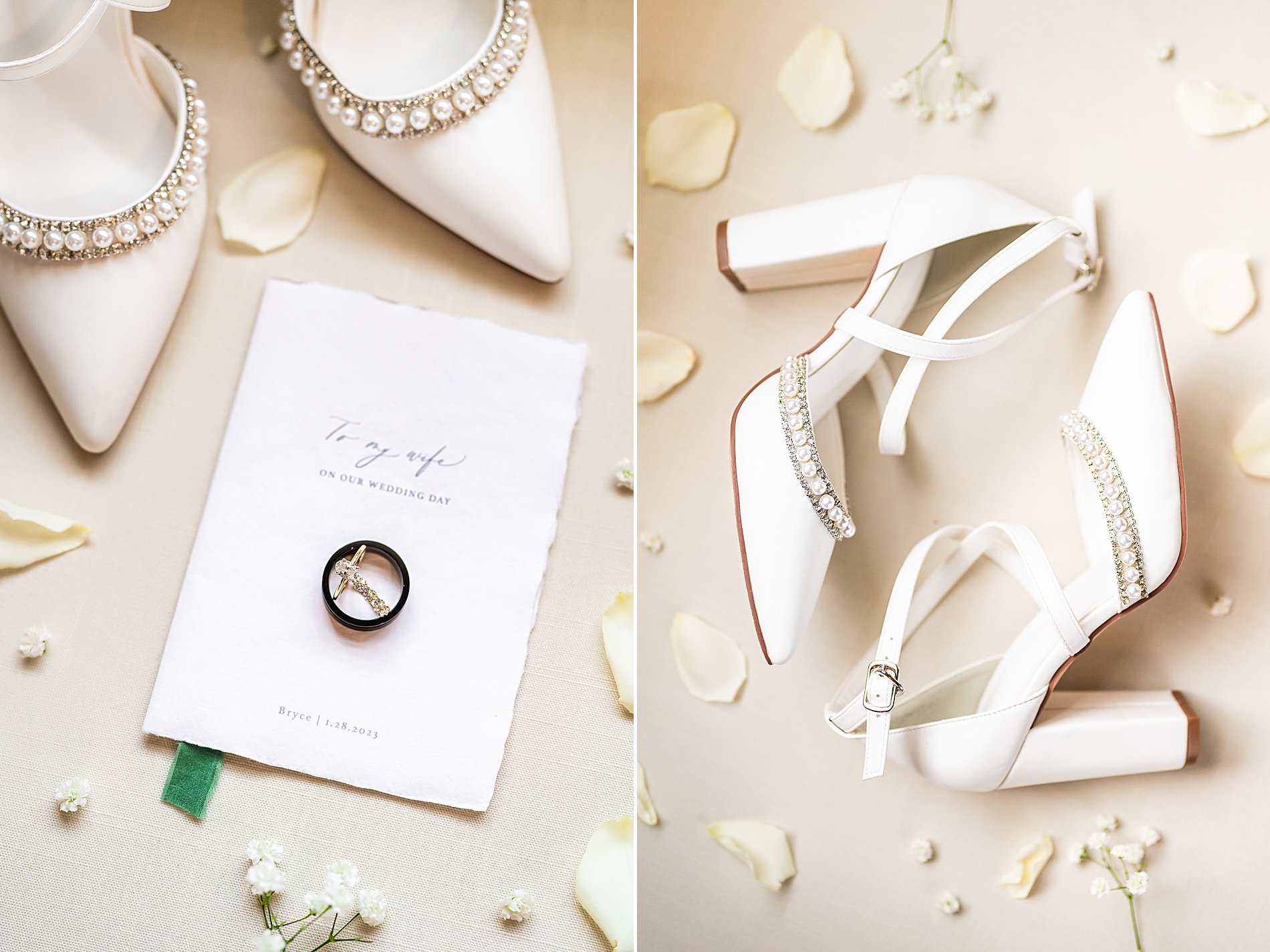 wedding shoes and details 