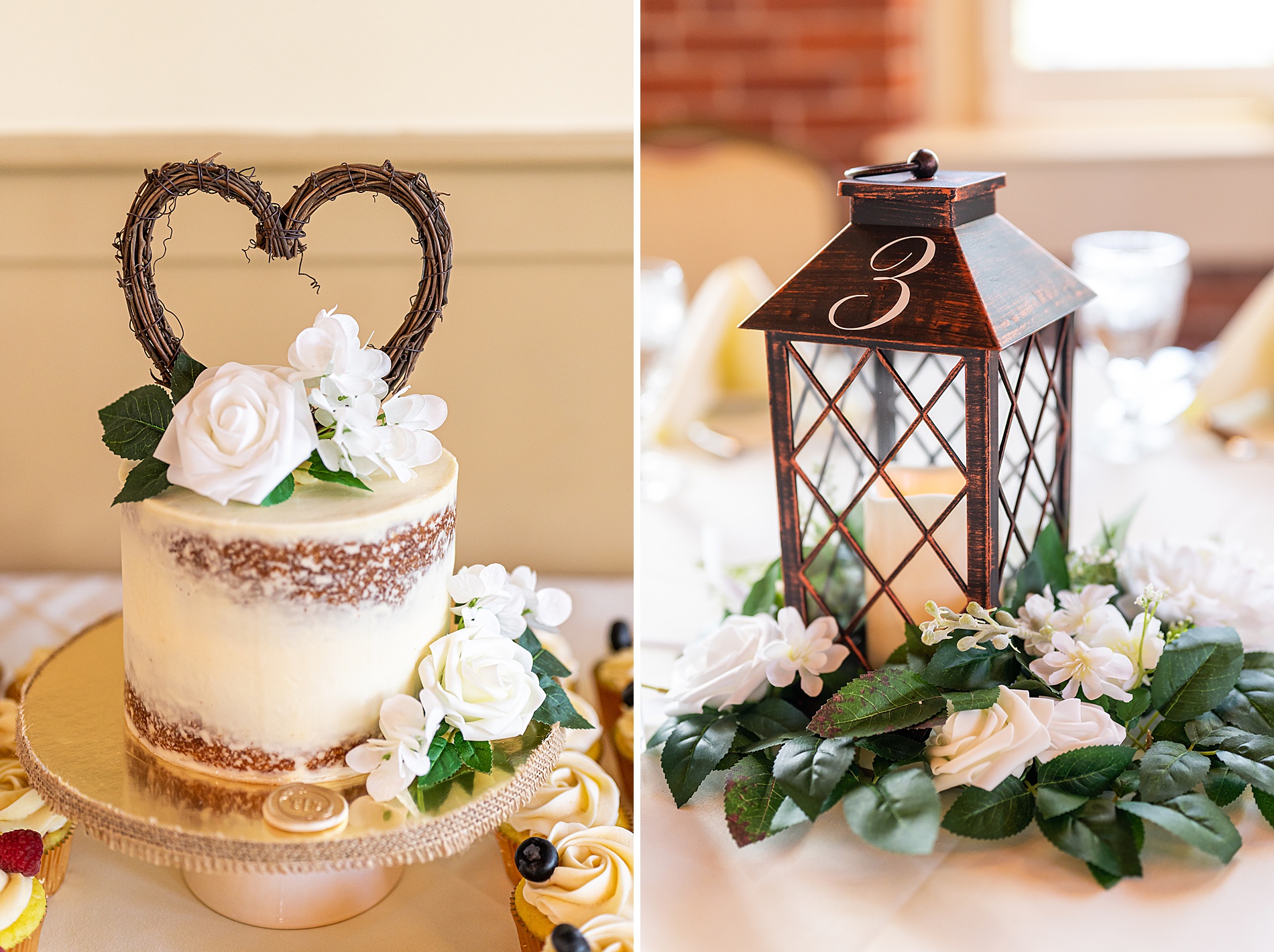 elegant wedding details from Claremont New Hampshire Wedding at The Common Man Inn