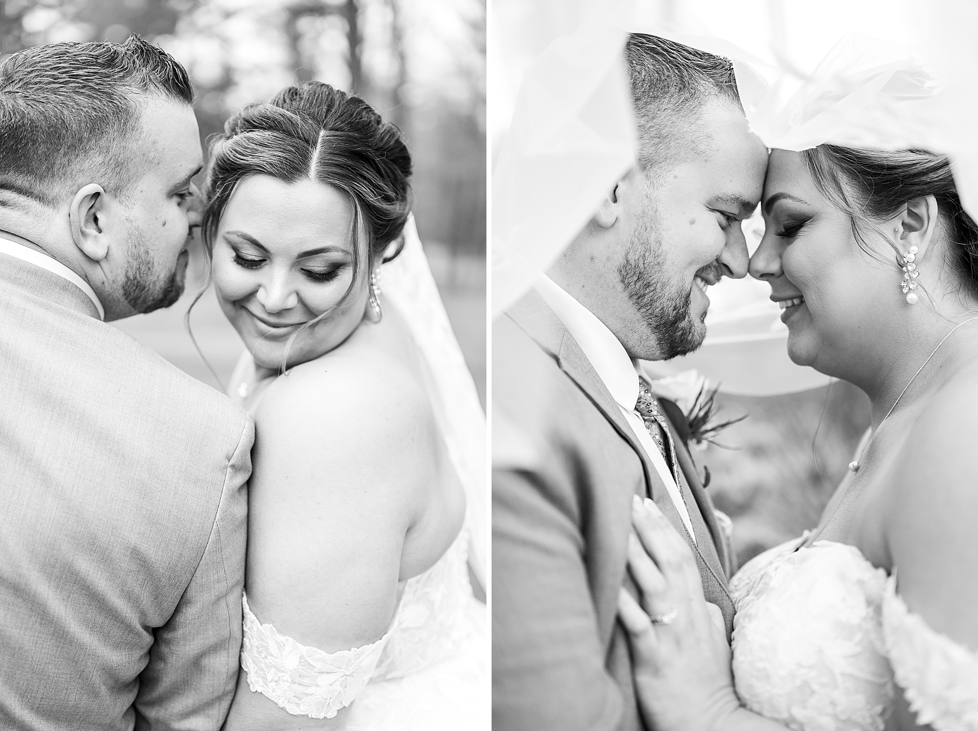 classic and intimate wedding portraits