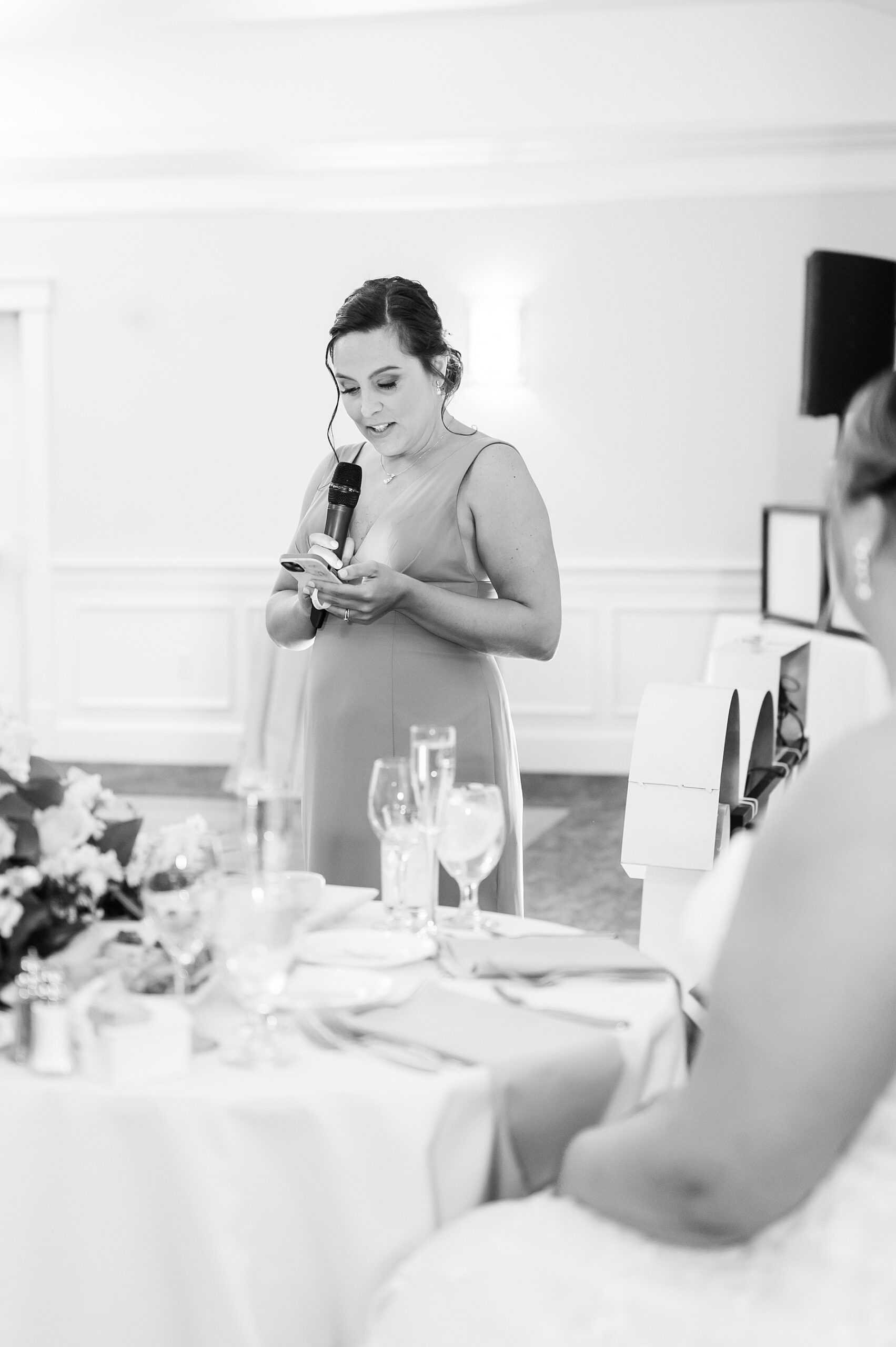 MOH reads speech at wedding reception