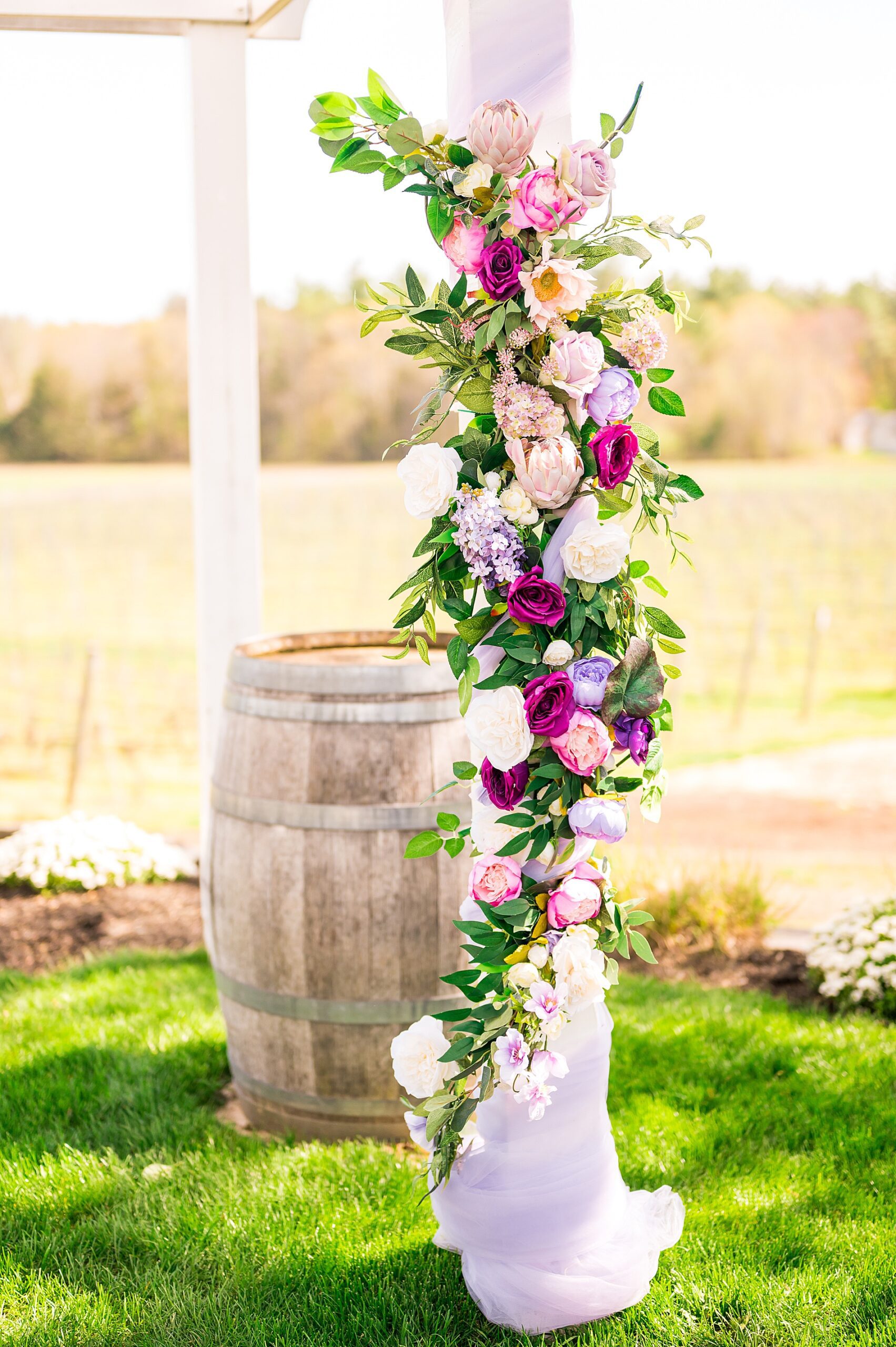 Flag Hill Winery Wedding ceremony details