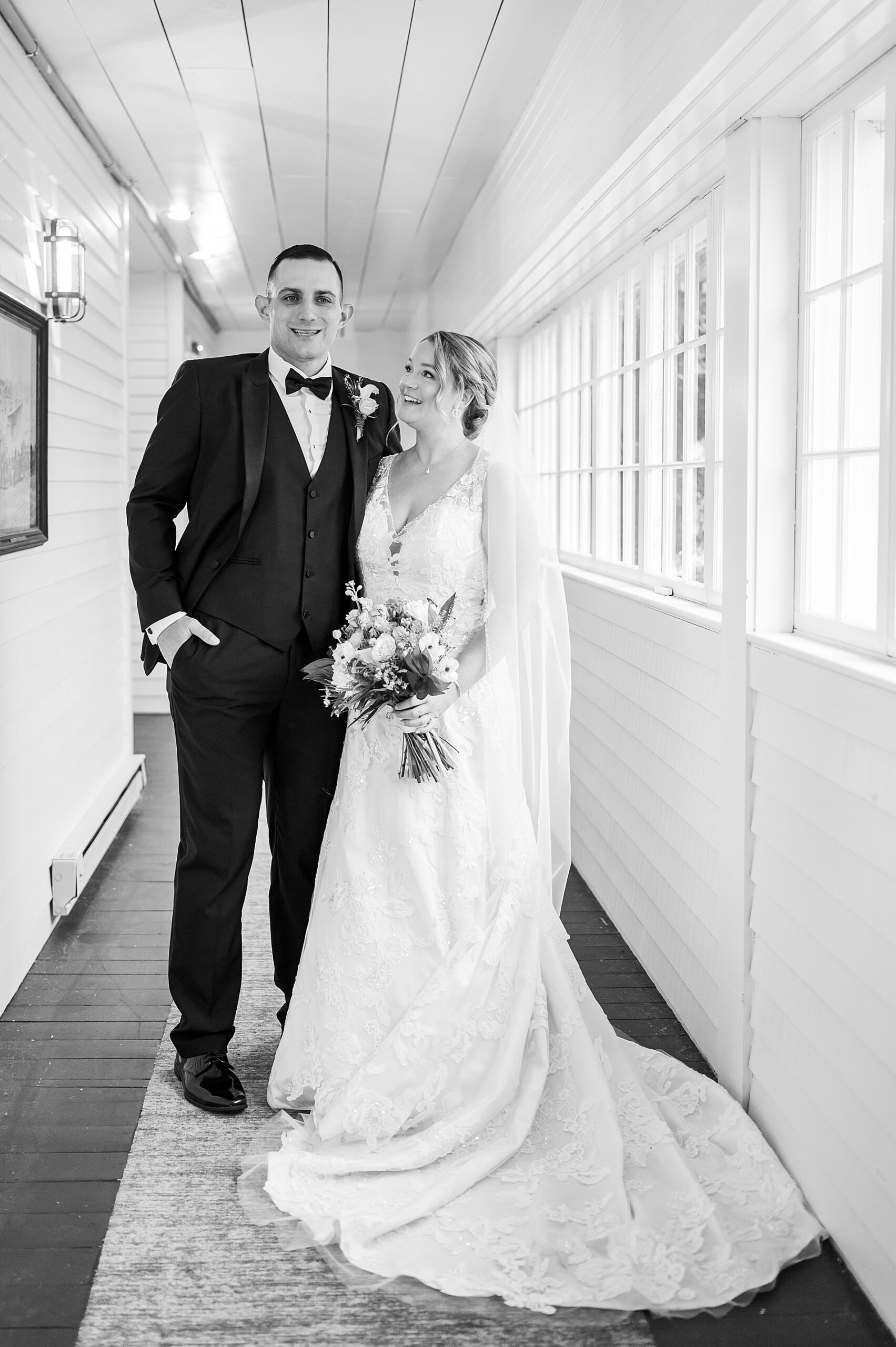 Wedding portraits from New Hampshire Spring Wedding at Church Landing
