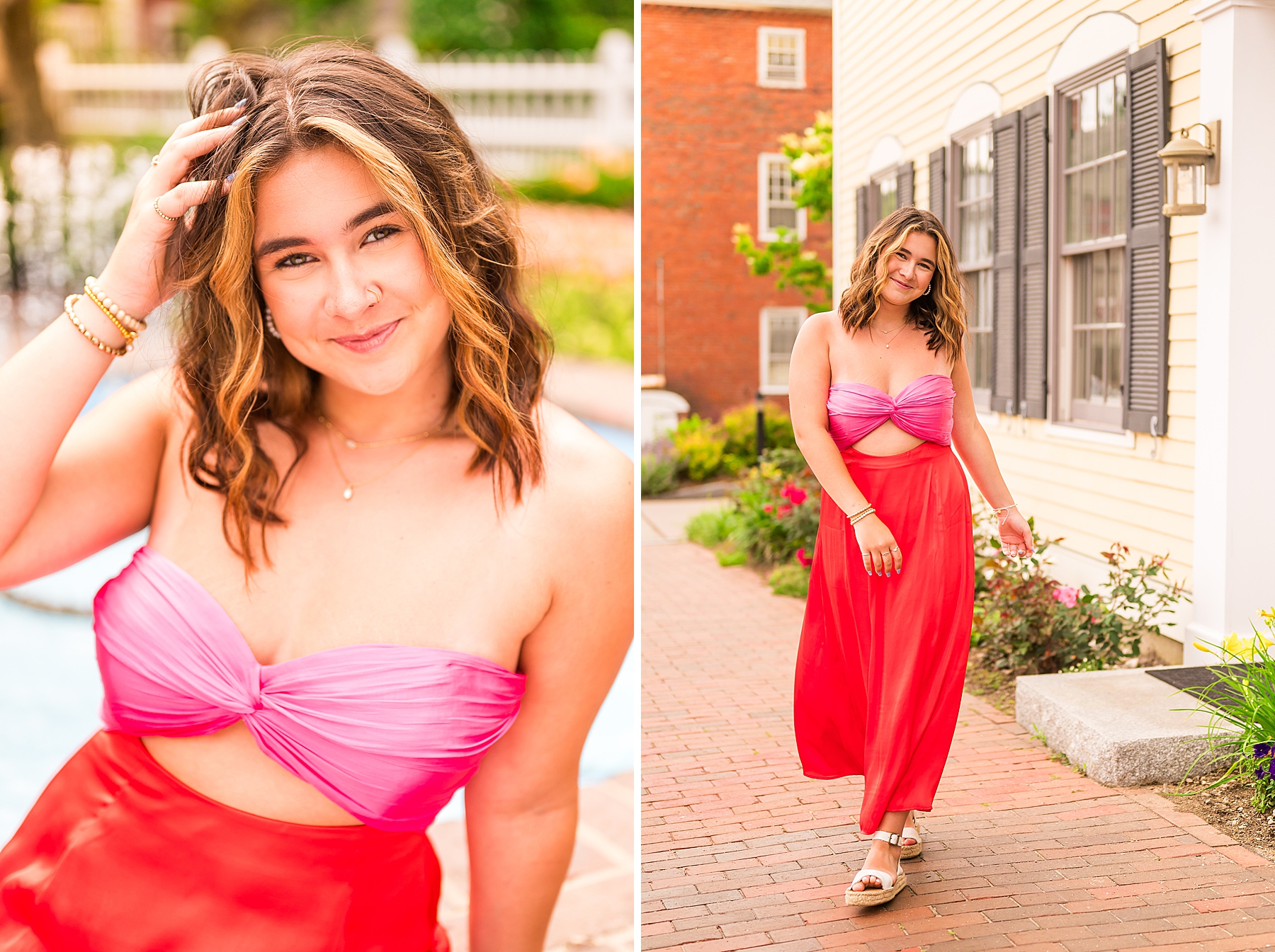 Summer Styled Shoot in Prescott Park in New hampshire