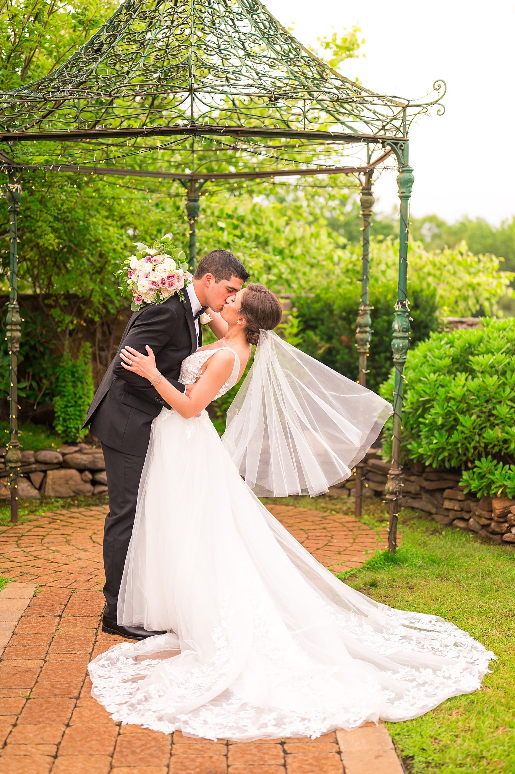Romantic Wedding portraits photographed by NH Wedding photographer Allison Clarke Photography