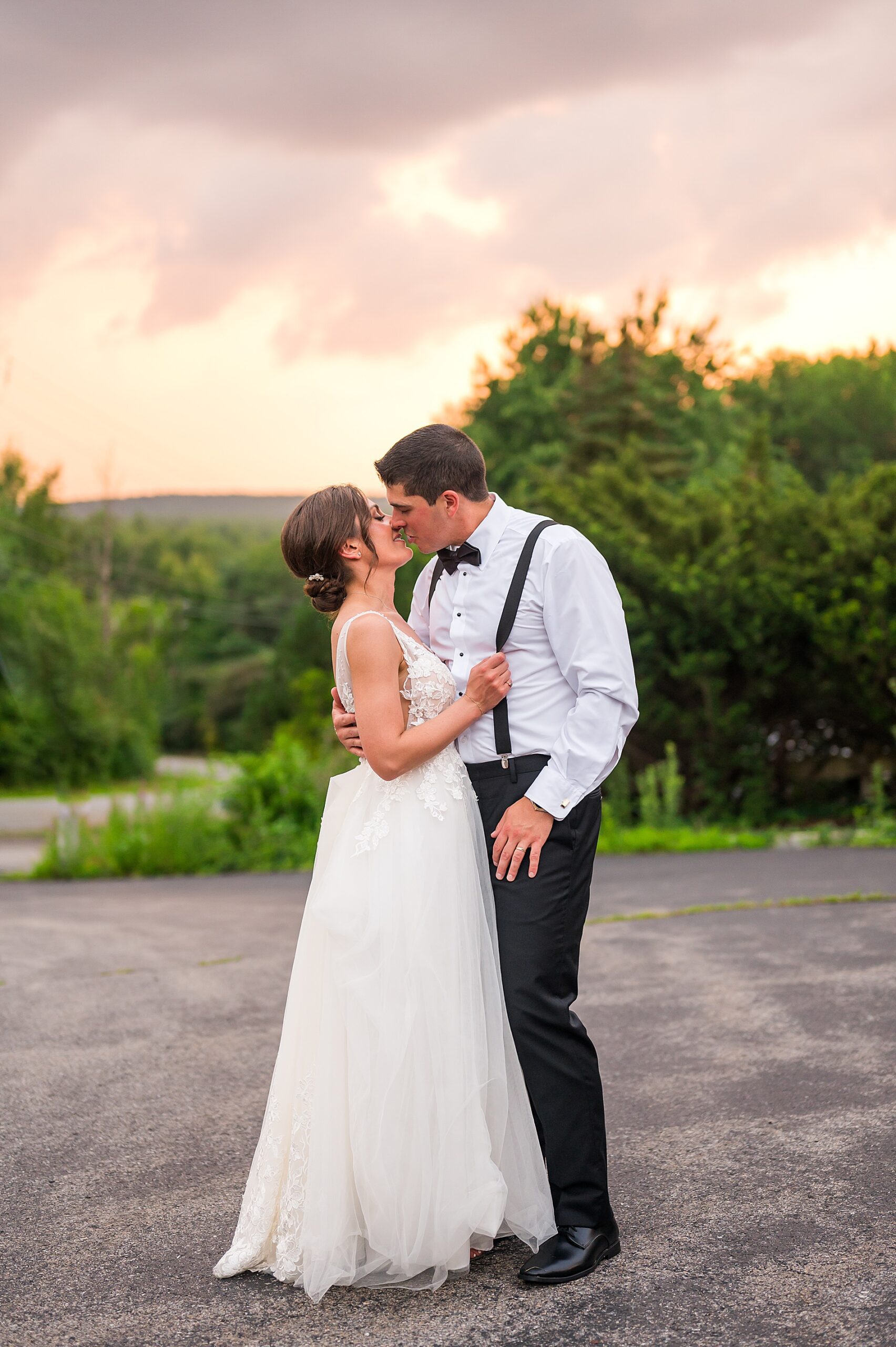New Hampshire wedding portaits from Summer Wedding at Granite Rose by Wedgewood Weddings