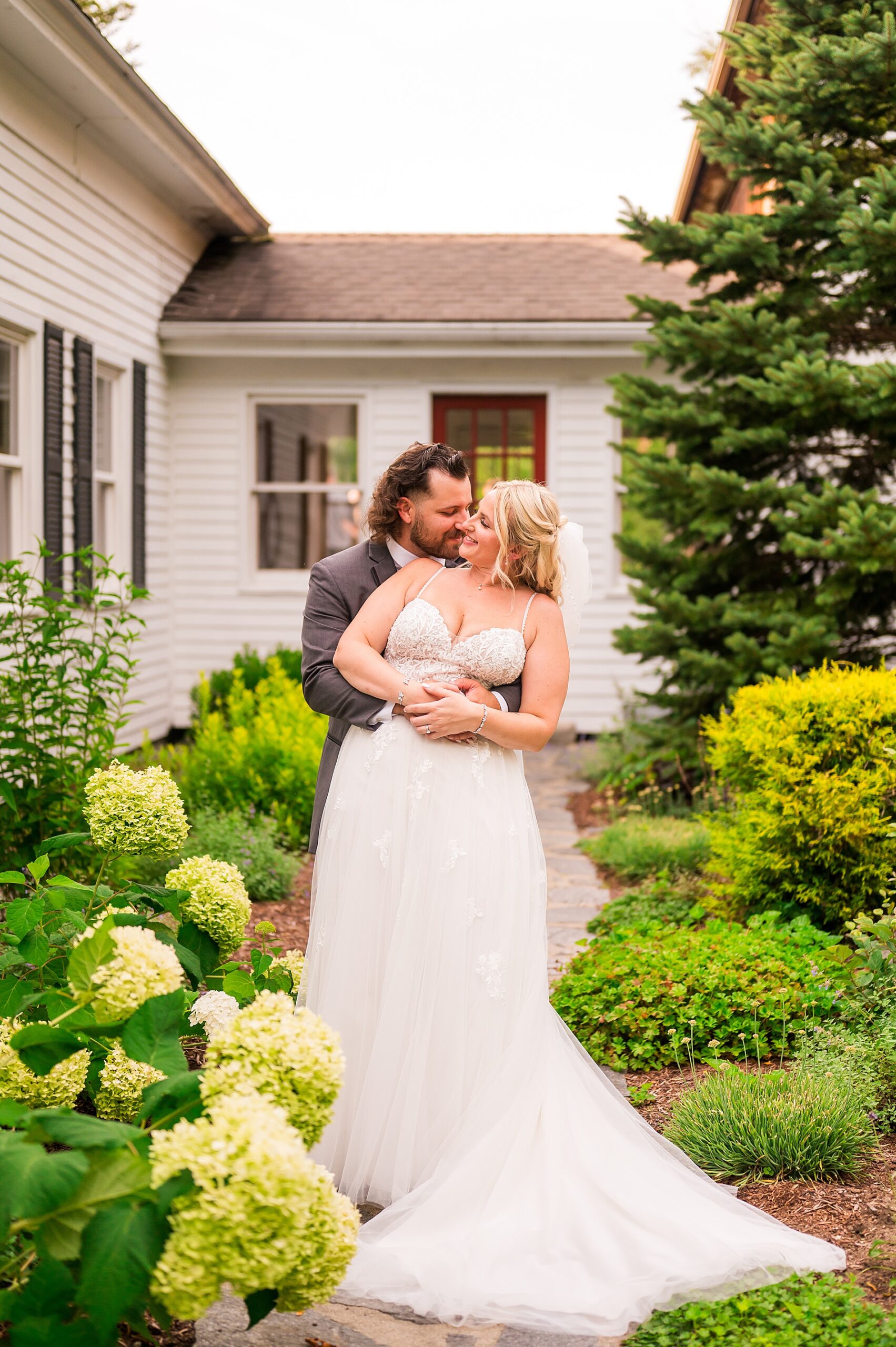 Allrose Farm Wedding portraits captured by New Hampshire Wedding photographer Allison Clarke Photography
