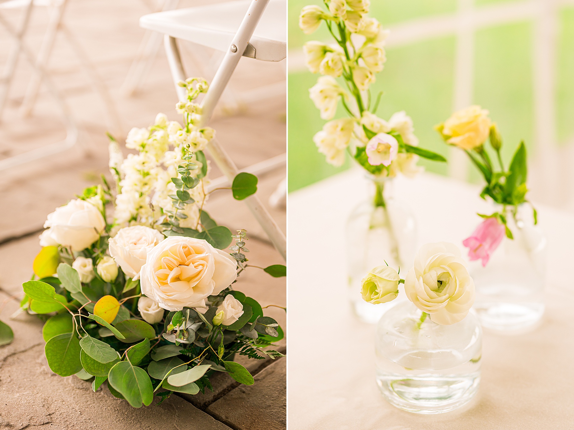 floral details from Wedding ceremony at The Margate