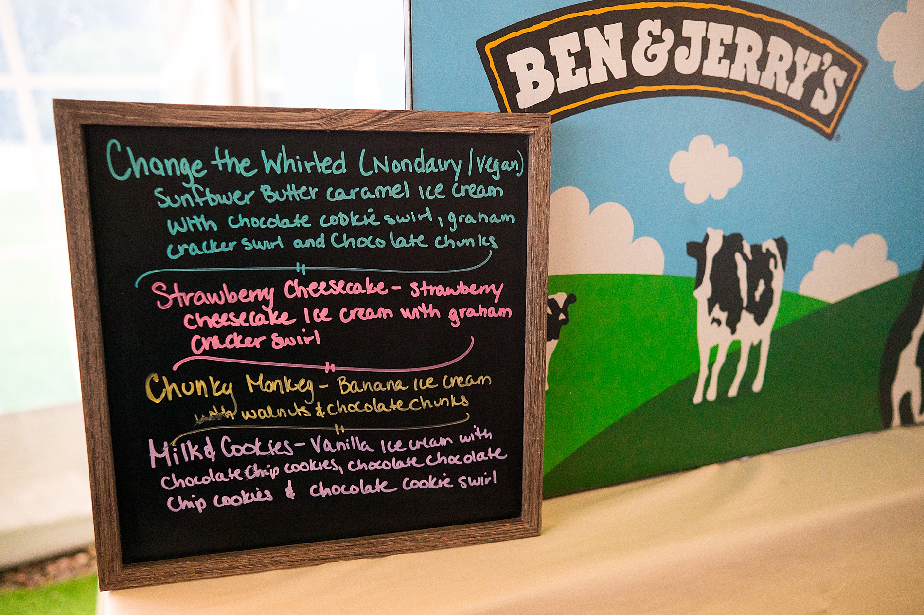 ben and jerry's ice cream from Waterfront Wedding at The Margate
