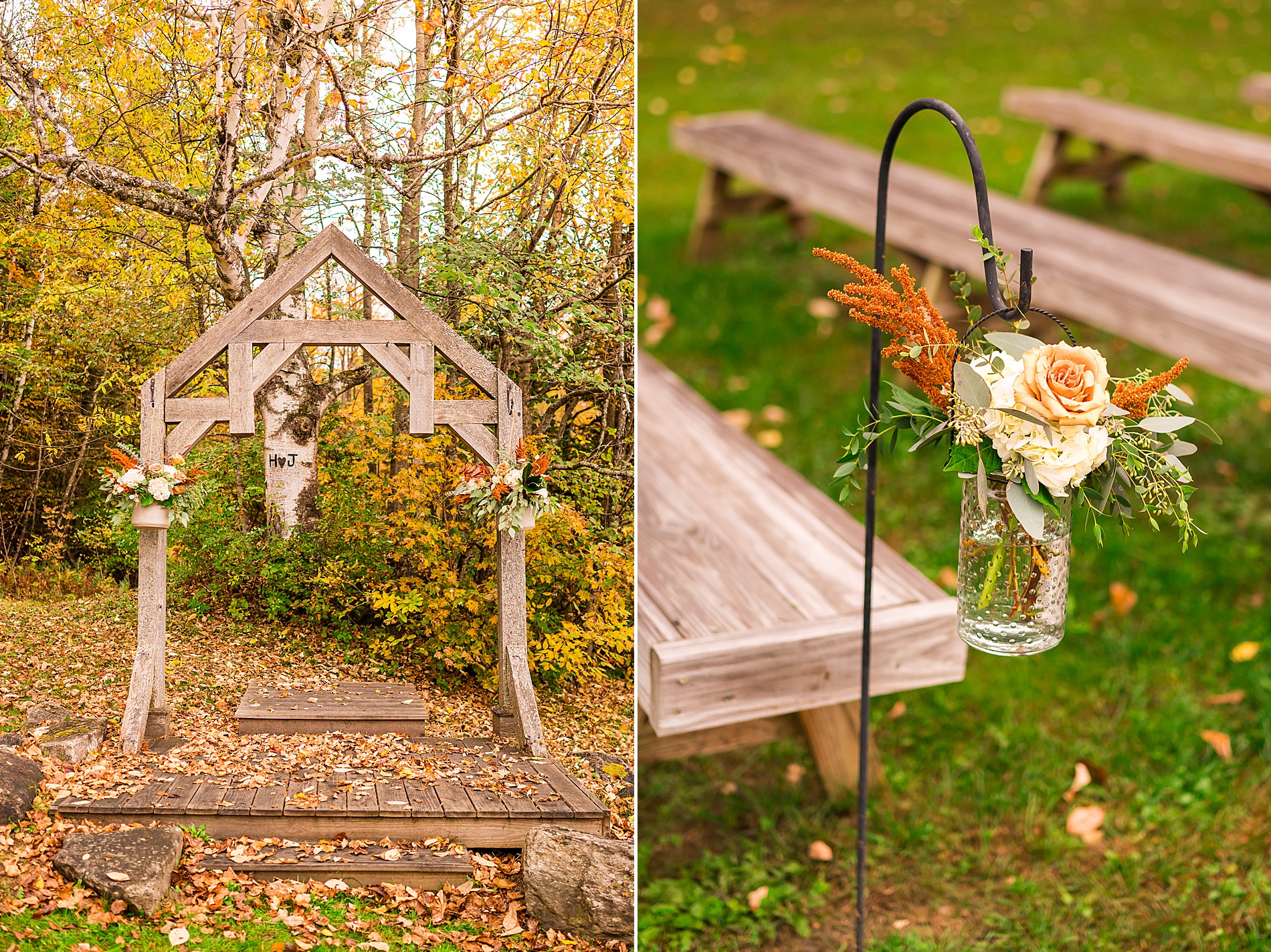 Enchanting Fall Wedding in Vermont