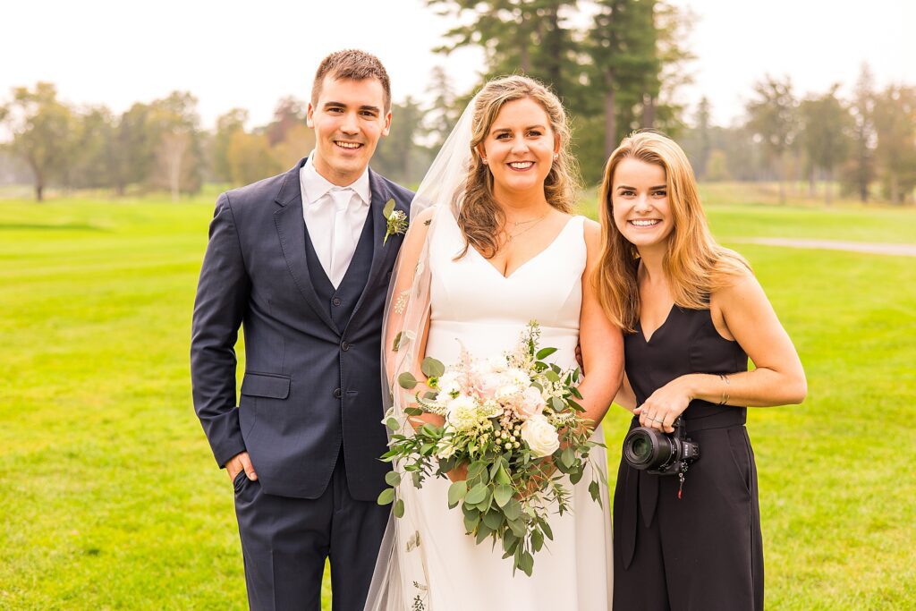 Manchester Country Club Fall Wedding in Bedford, NH photographed by Southern New Hampshire wedding photographer, Allison Clarke Photography