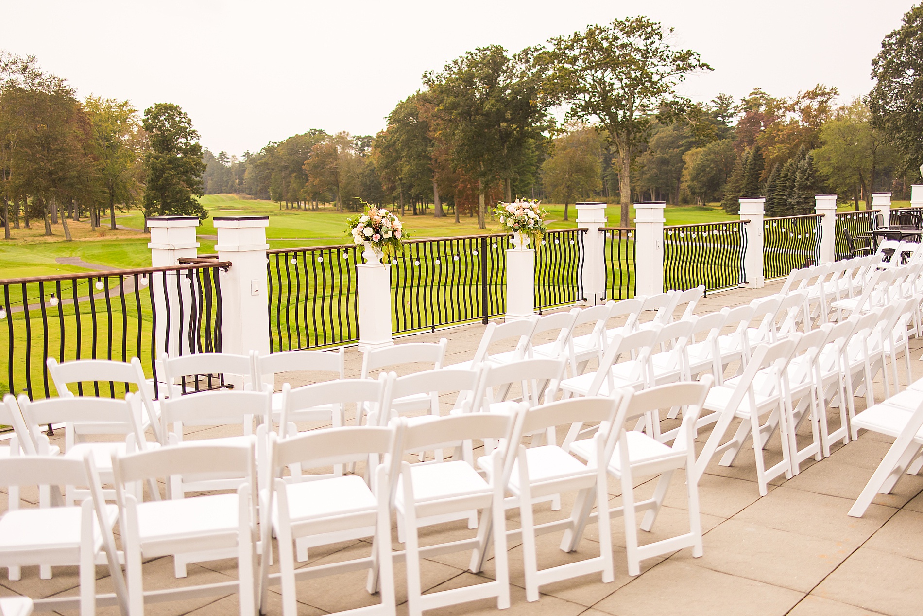 Manchester Country Club Fall Wedding ceremony