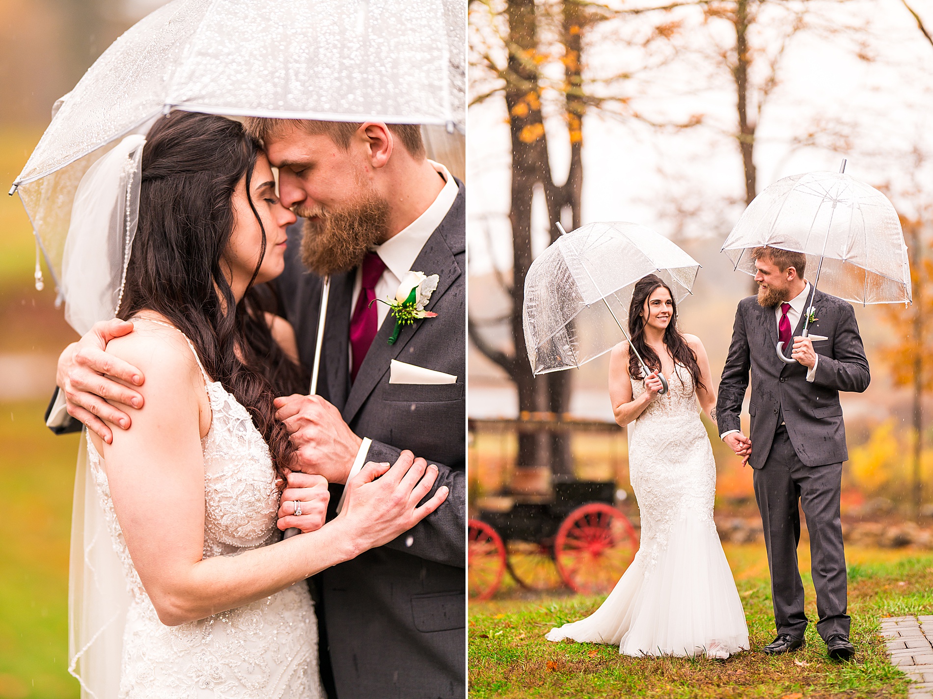 Intimate Fall Wedding photos by Southern New Hampshire wedding portraits