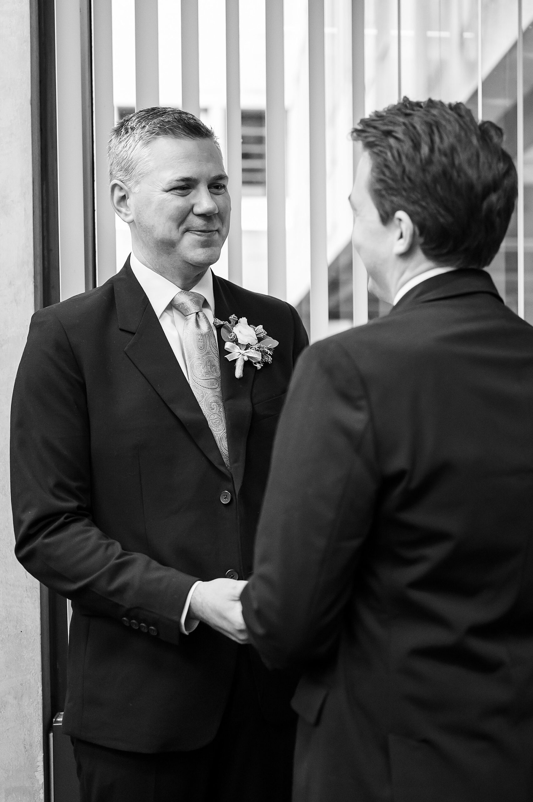 couple exchange vows during elopement 