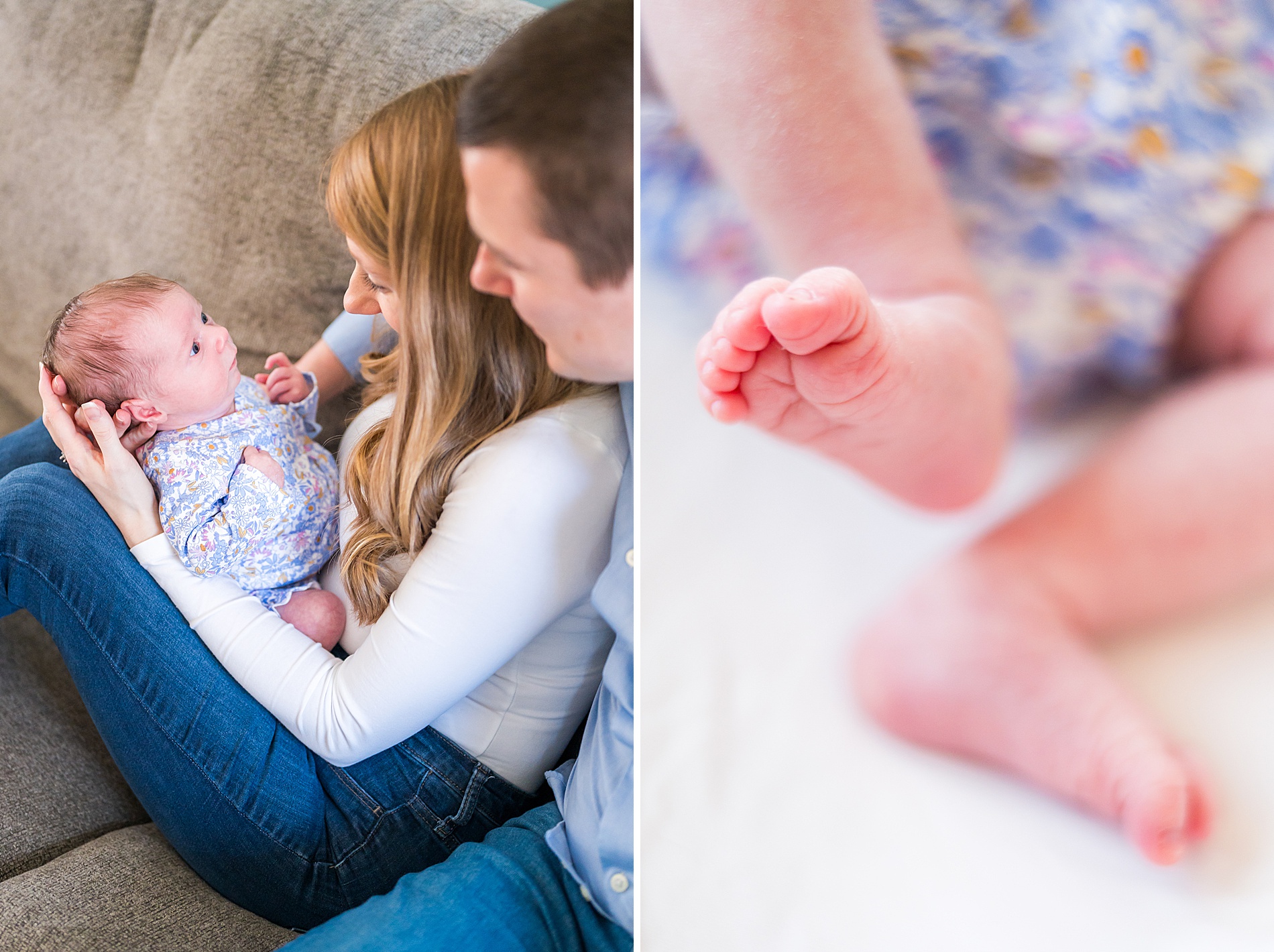 In-Home Lifestyle Newborn Session 
