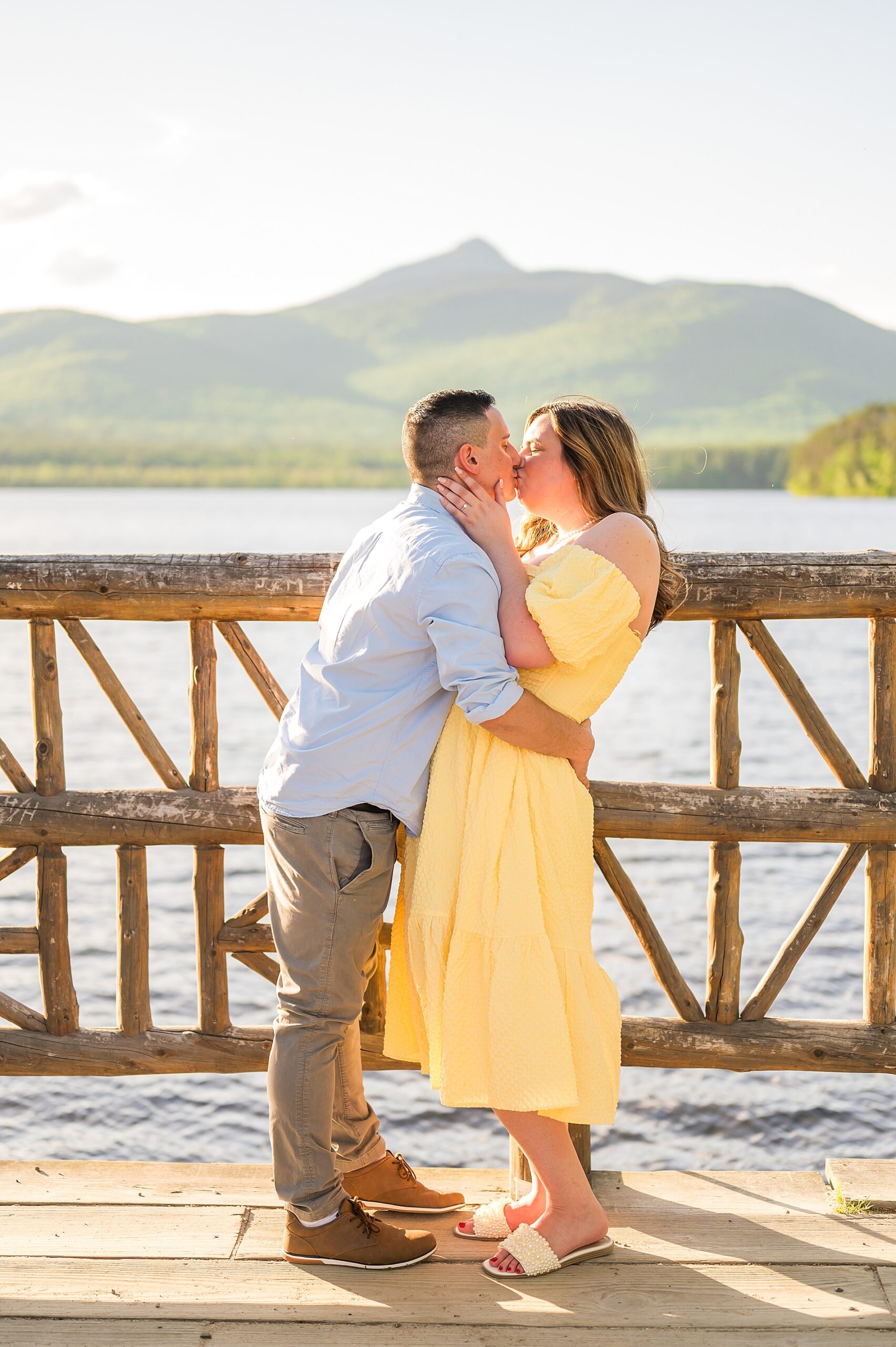 Romantic engagement photographed by New Hampshire Portrait Photographer, Allison Clarke Photography 