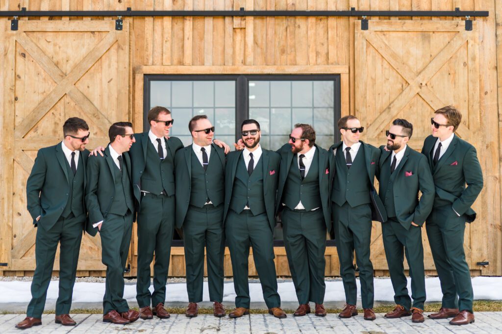 March wedding at the barn at bull meadow