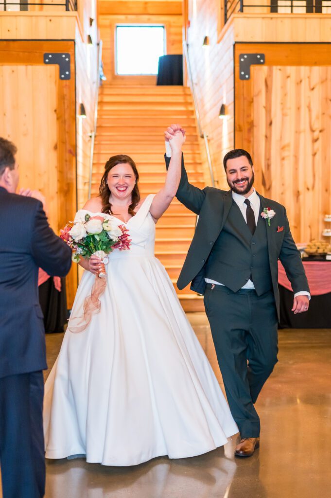 Bride and groom entrance