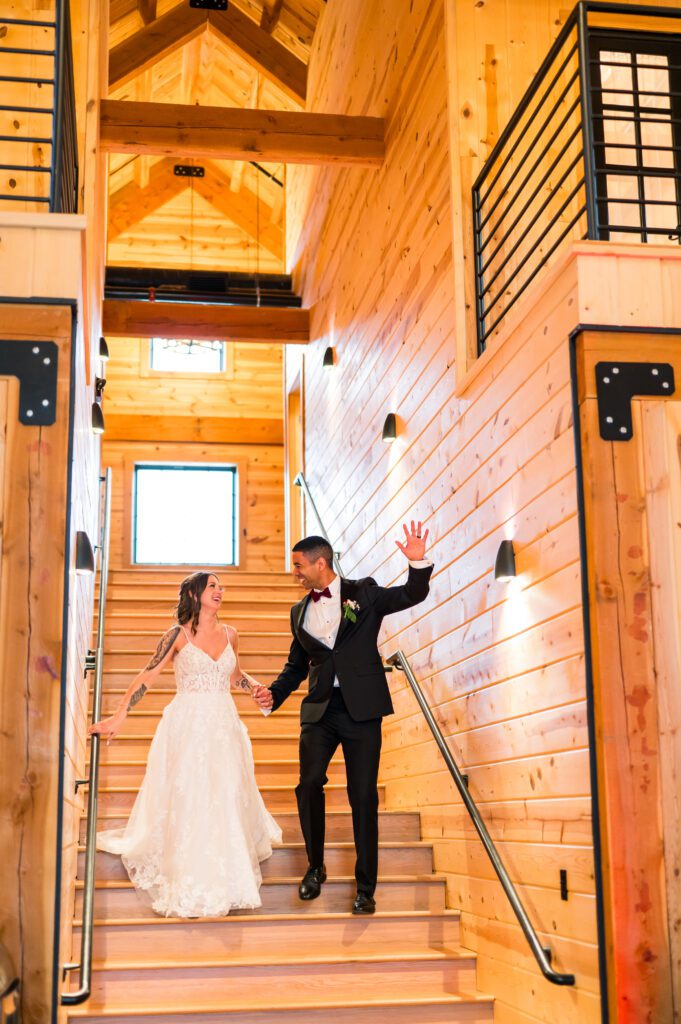 Bride and groom | wedding at the Barn at bull meadow