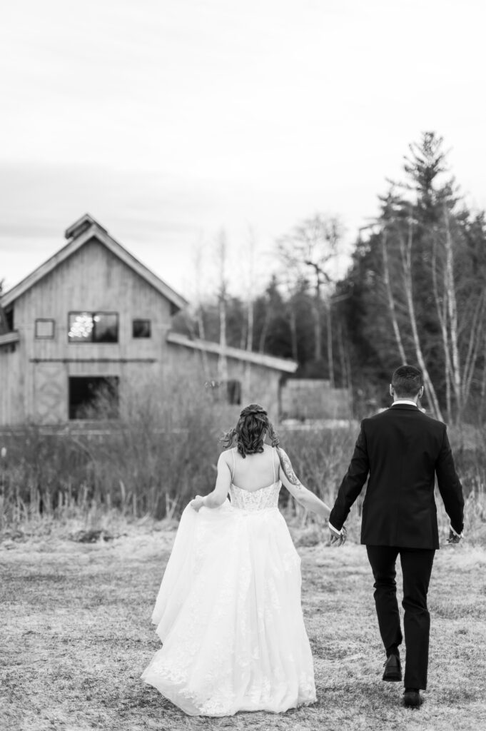 wedding at the barn at bull meadow