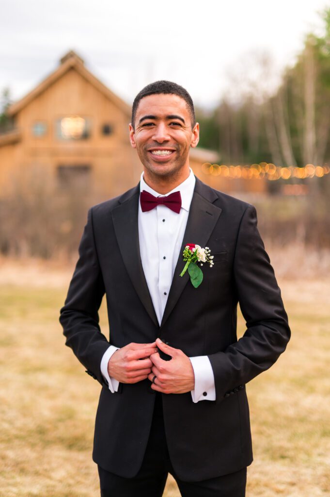 Groom | Spring wedding Barn at bull meadow