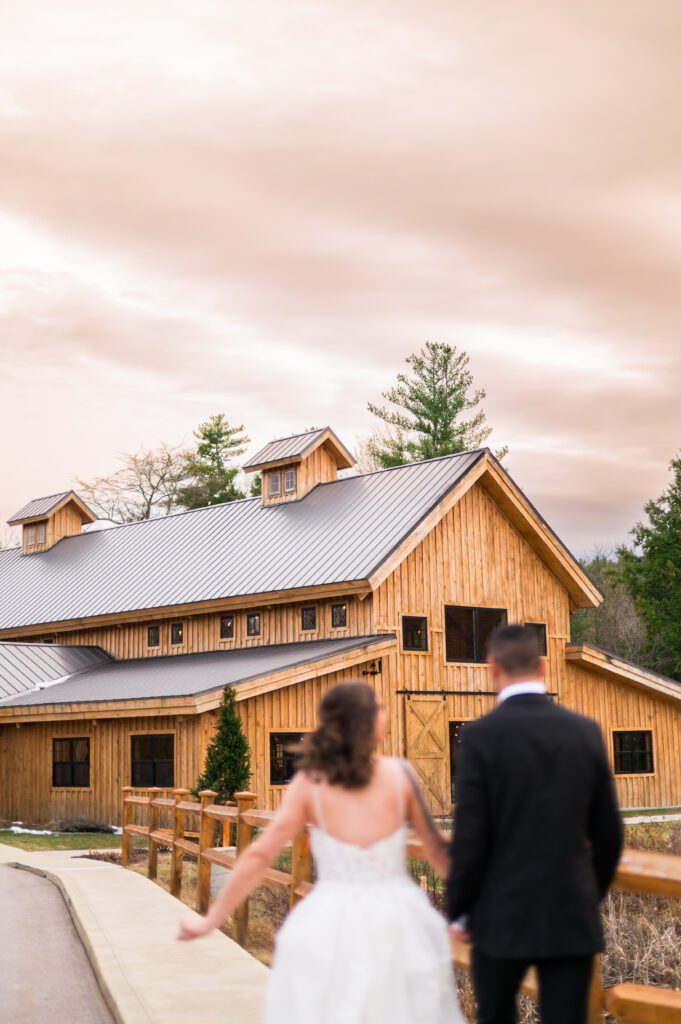 Spring wedding at the Barn at bull meadow