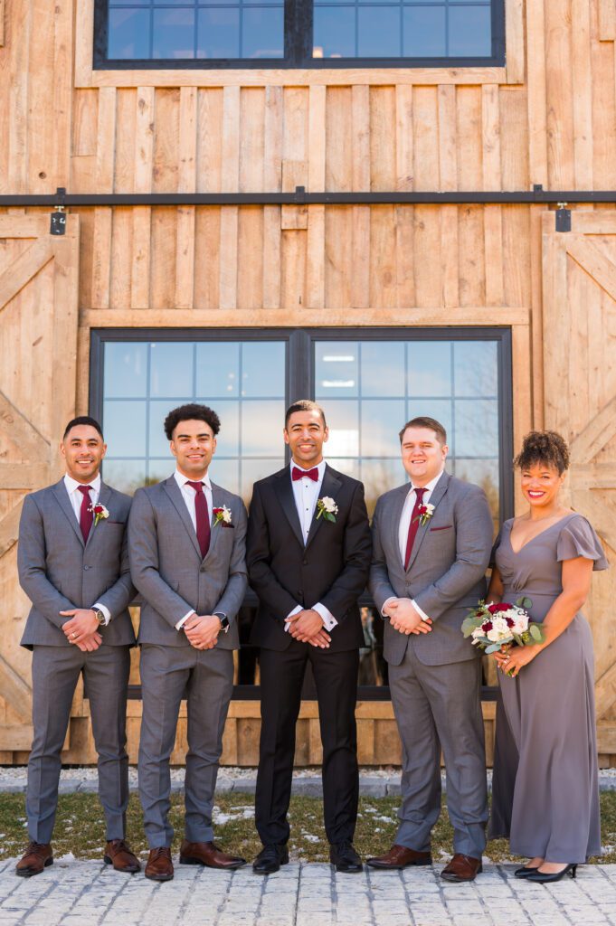 Groomsman | Spring wedding at the Barn at bull meadow