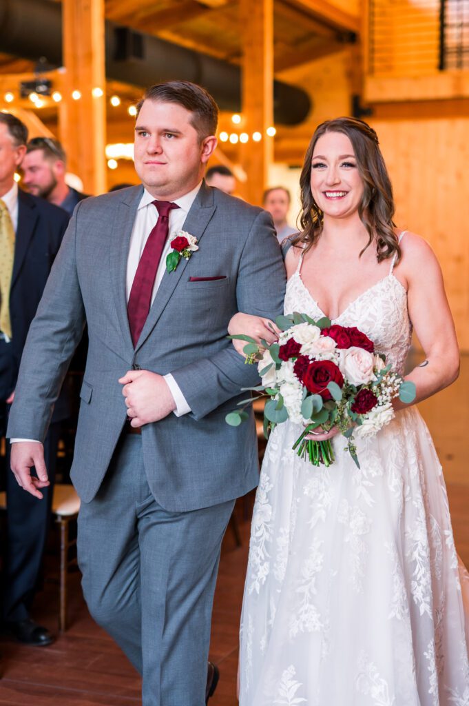 Bride and brother | spring wedding at the barn at bull meadow