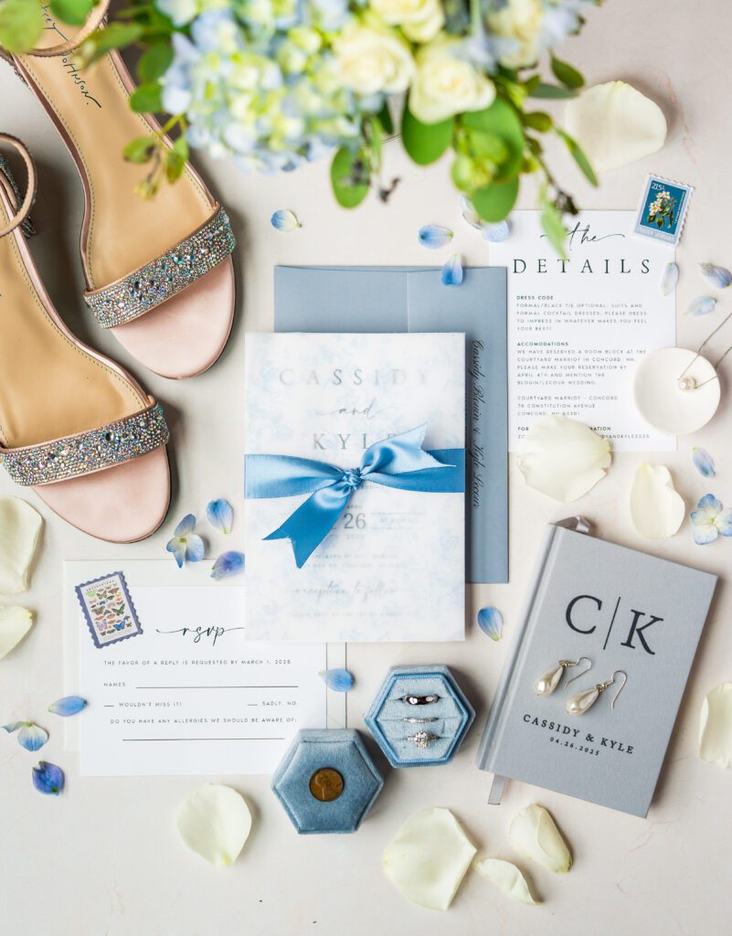 Dusty Blue Wedding Details