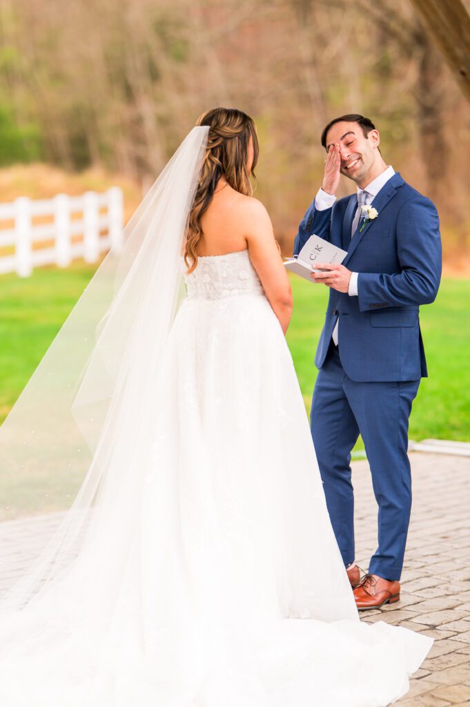 Groom crying | First llook