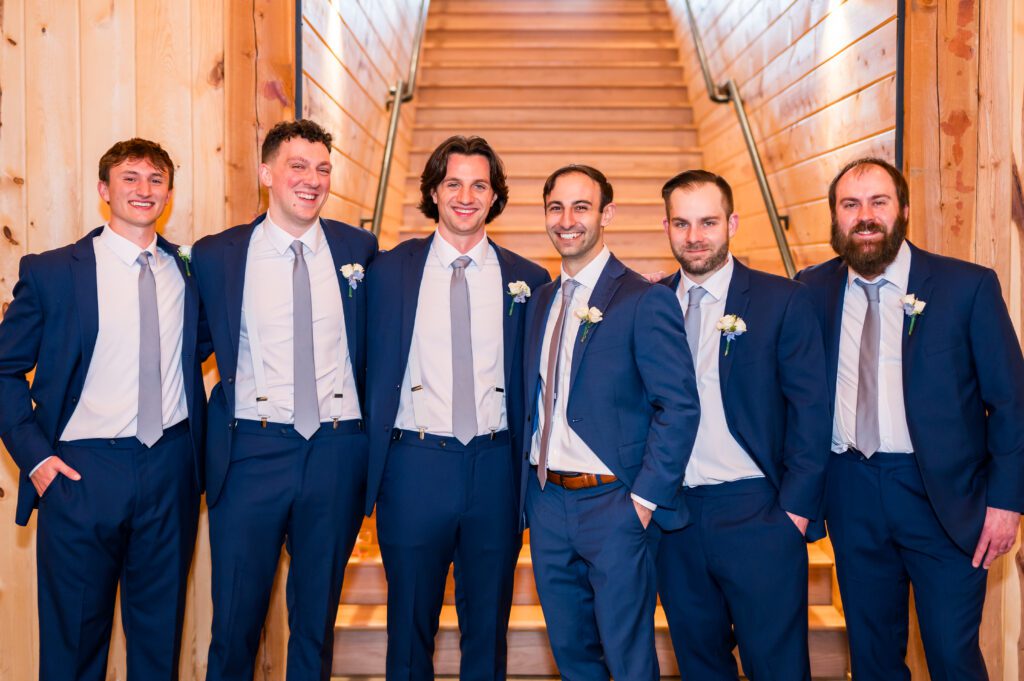 Groomsmen | Dusty blue wedding
