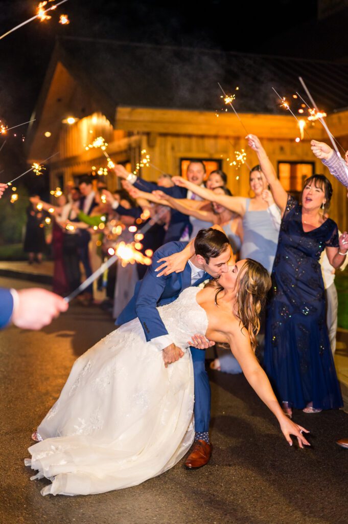 Bride and gro