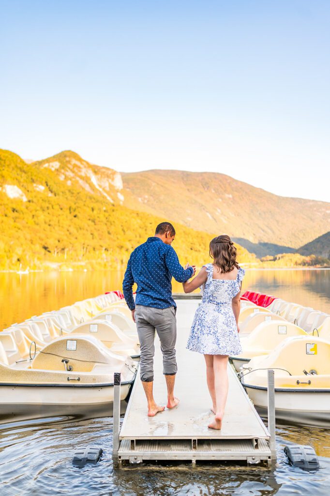 Engagement Session at Artists Bluff | NH engagement photo locations