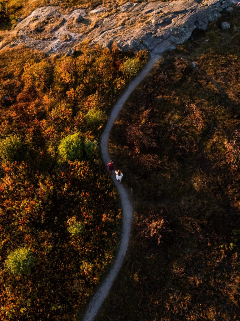 Foss Mountain | Best New Hampshire engagement photo locations
